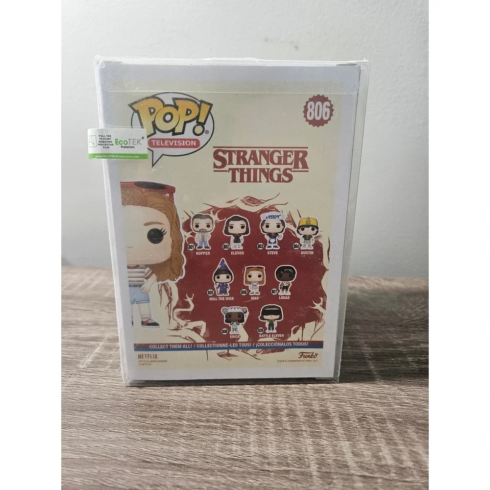 Funko Pop Stranger Things Max 806 Vinyl Figure with EcoTek Protector